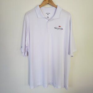 Antiqua XXL Rush Limbaugh White Golf Polo Short Sleeve Shirt